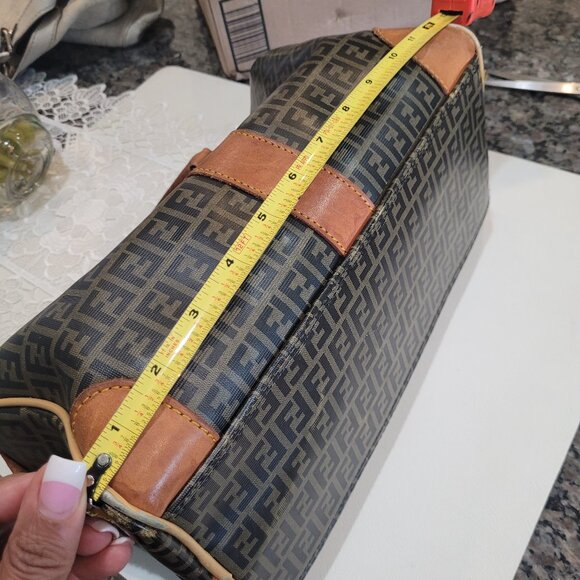 RARE~FENDI ZUCCA~SPEEDY SIZE - Picture 5 of 16